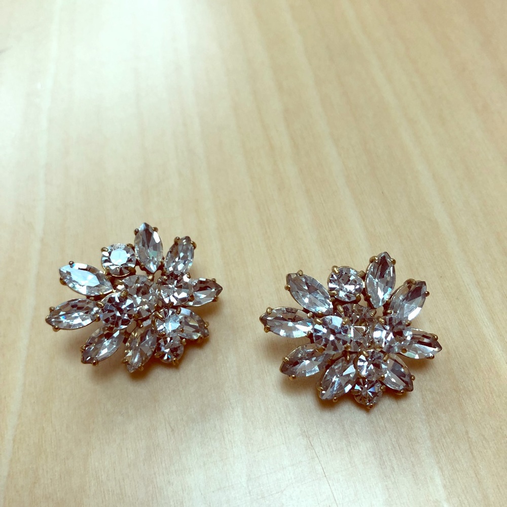 Rhinestone earrings